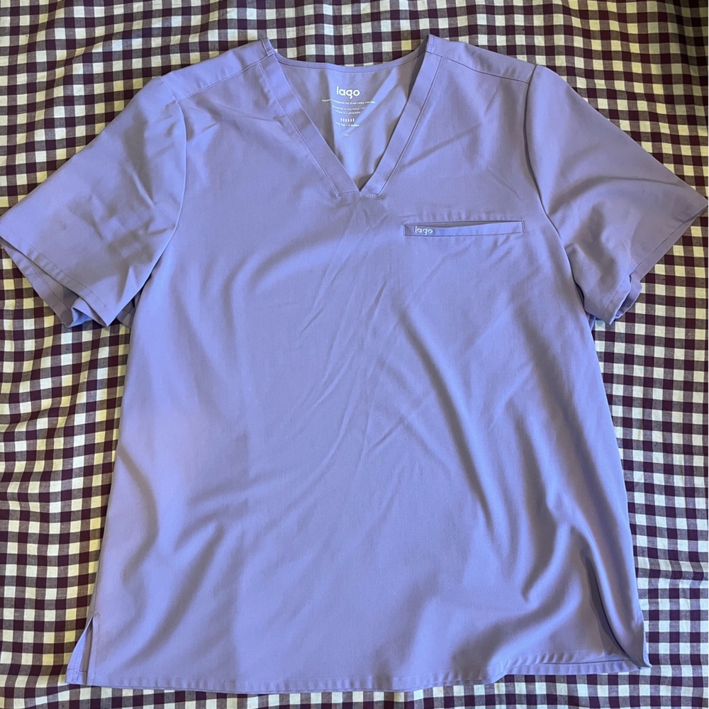 Lavender Lagos scrub top